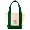 Gemline Green Petite Canvas Tote