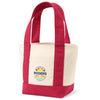 Gemline Red Petite Canvas Tote
