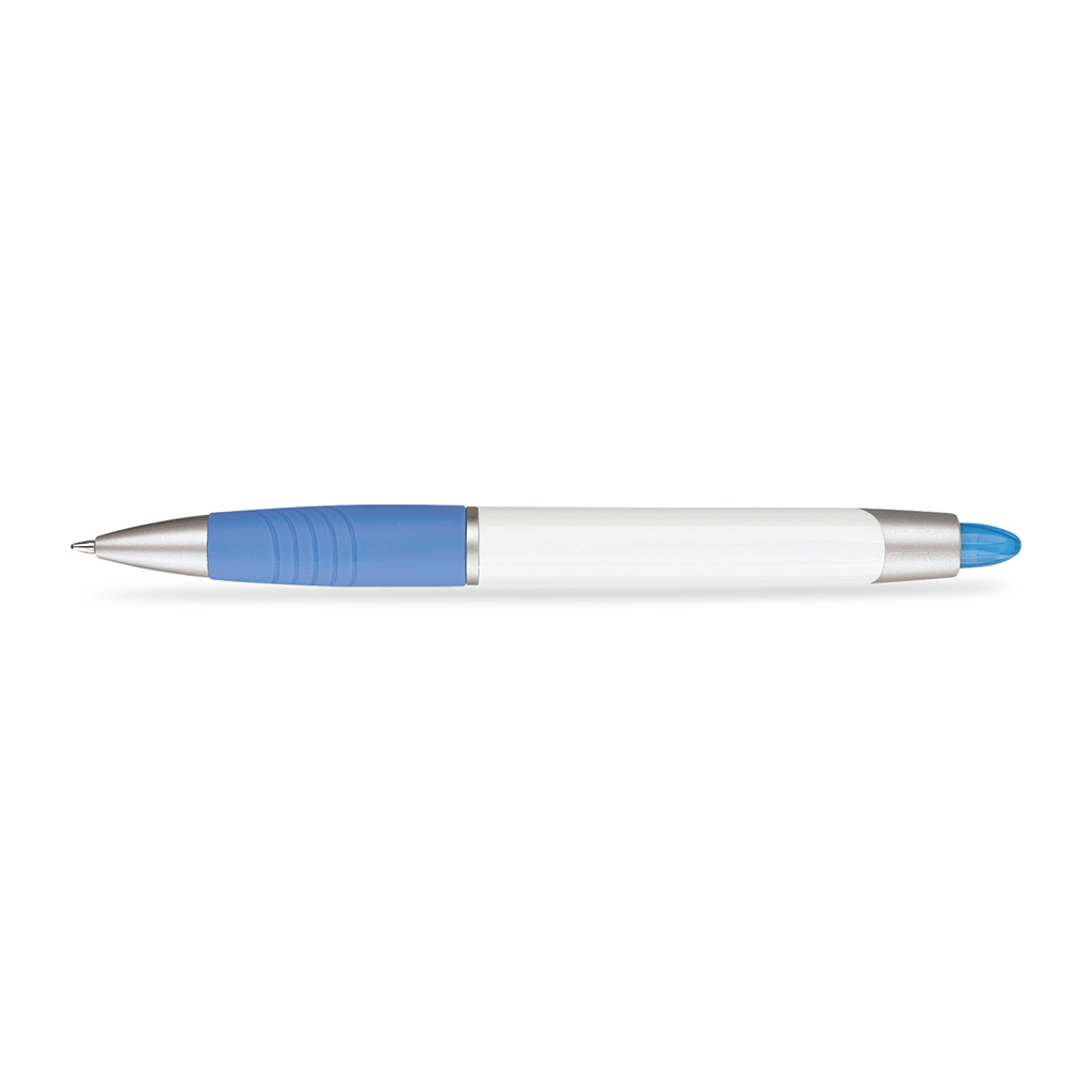 Paper Mate Pale Blue Element White Barrel Pen - Black Ink