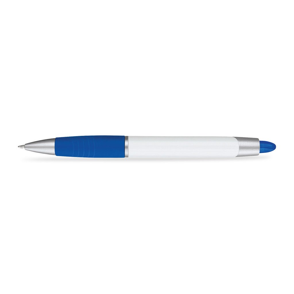 Paper Mate Bright Blue Element White Barrel Pen - Black Ink