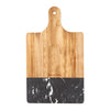Leed's Black Marble and Wood Cutting Board