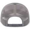 Pacific Headwear Graphite Trucker Snapback Braid Cap