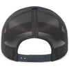 Pacific Headwear Navy Trucker Snapback Braid Cap