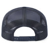 Pacific Headwear Navy Snapback Trucker Mesh Cap