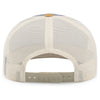Pacific Headwear Heather Grey/Beige/Amber Gold Snapback Trucker Mesh Cap