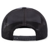 Pacific Headwear Heather Grey/Lt Charcoal/Lt Charcoal Snapback Trucker Mesh Cap