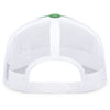 Pacific Headwear Kelly/White/Kelly Snapback Trucker Mesh Cap