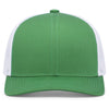 Pacific Headwear Kelly/White/Kelly Snapback Trucker Mesh Cap