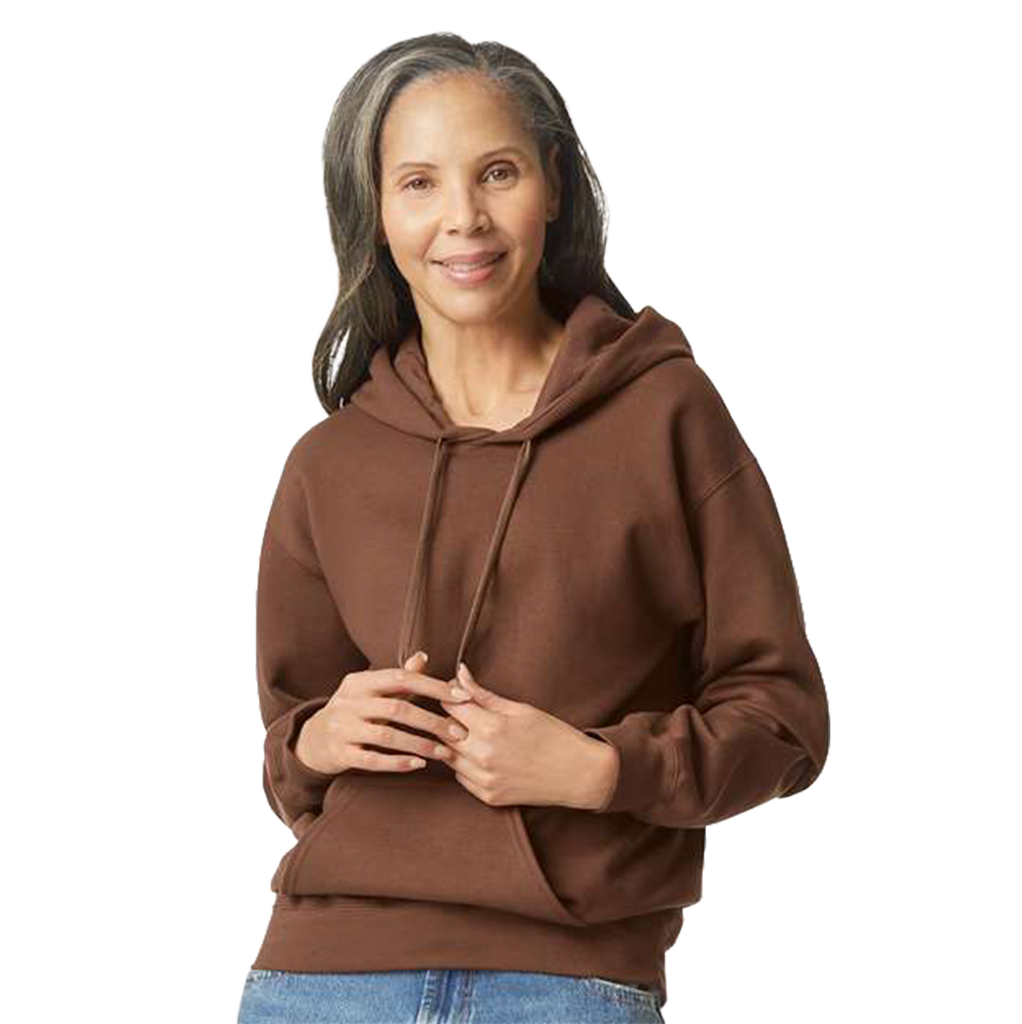 Gildan Men's Cocoa Softstyle Pullover Hooded Sweatshirt