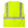 CornerStone Men's Safety Yellow ANSI 107 Class 2 Economy Mesh Zippered Vest