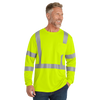 Cornerstone Safety Yellow ANSI 107 Class 3 Mesh Long Sleeve Tee