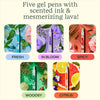 Lifelines Multicolor Scented Lava Pen Set- 5-pack