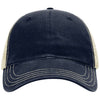 Richardson Navy/Khaki Garment Washed Trucker