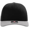 Richardson Black/Black/Light Grey Trucker Cap