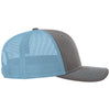 Richardson Charcoal/Columbia Blue Trucker Cap