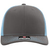 Richardson Charcoal/Columbia Blue Trucker Cap