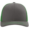 Richardson Charcoal/Kelly Trucker Cap