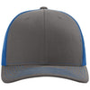 Richardson Charcoal/Royal Trucker Cap
