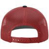 Richardson Heather Grey/Cardinal/Navy Trucker Cap