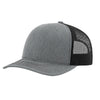 Richardson Heather Grey/Black Trucker Cap