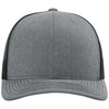 Richardson Heather Grey/Black Trucker Cap