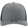Richardson Heather Grey/Black Trucker Cap