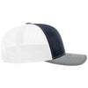 Richardson Navy/White/Heather Grey Trucker Cap