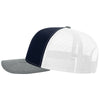 Richardson Navy/White/Heather Grey Trucker Cap