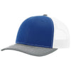 Richardson Royal/White/Heather Grey Trucker Cap