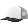 Richardson White/Aluminum/Black Trucker Cap
