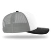 Richardson White/Aluminum/Black Trucker Cap