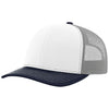 Richardson White/Aluminum/Navy Trucker Cap
