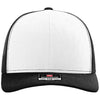 Richardson White/Black/Black Trucker Cap