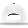 Richardson Charcoal/White R-Flex Adjustable Trucker Cap