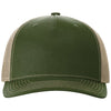 Richardson Army Olive/Tan Five-Panel Trucker