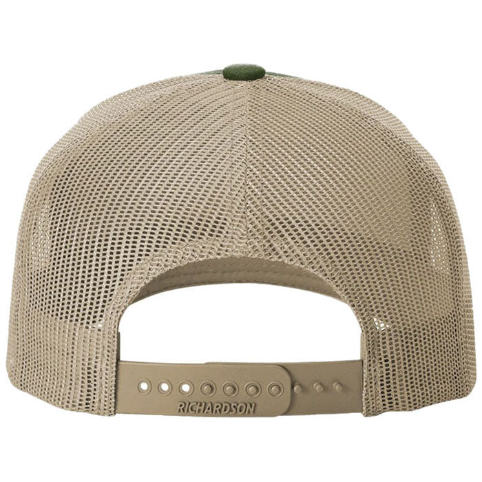Richardson Army Olive/Tan Five-Panel Trucker