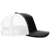 Richardson Black/White Five-Panel Trucker