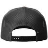 Richardson Charcoal/Black Five-Panel Trucker