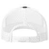 Richardson Charcoal/White Five-Panel Trucker