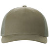 Richardson Pale Khaki/Loden Five-Panel Trucker
