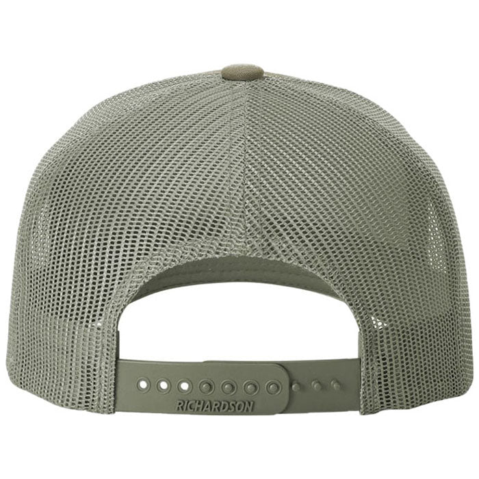 Richardson Pale Khaki/Loden Five-Panel Trucker