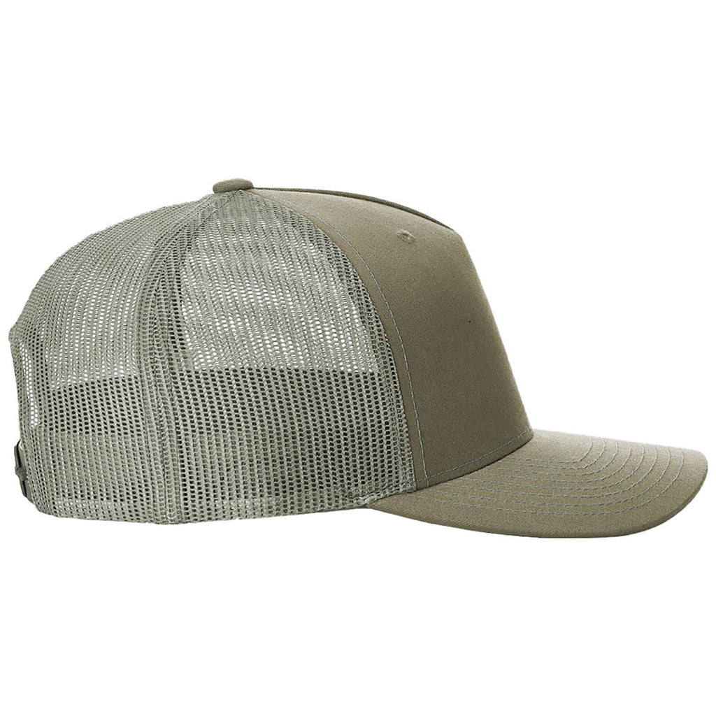 Richardson Pale Khaki/Loden Five-Panel Trucker