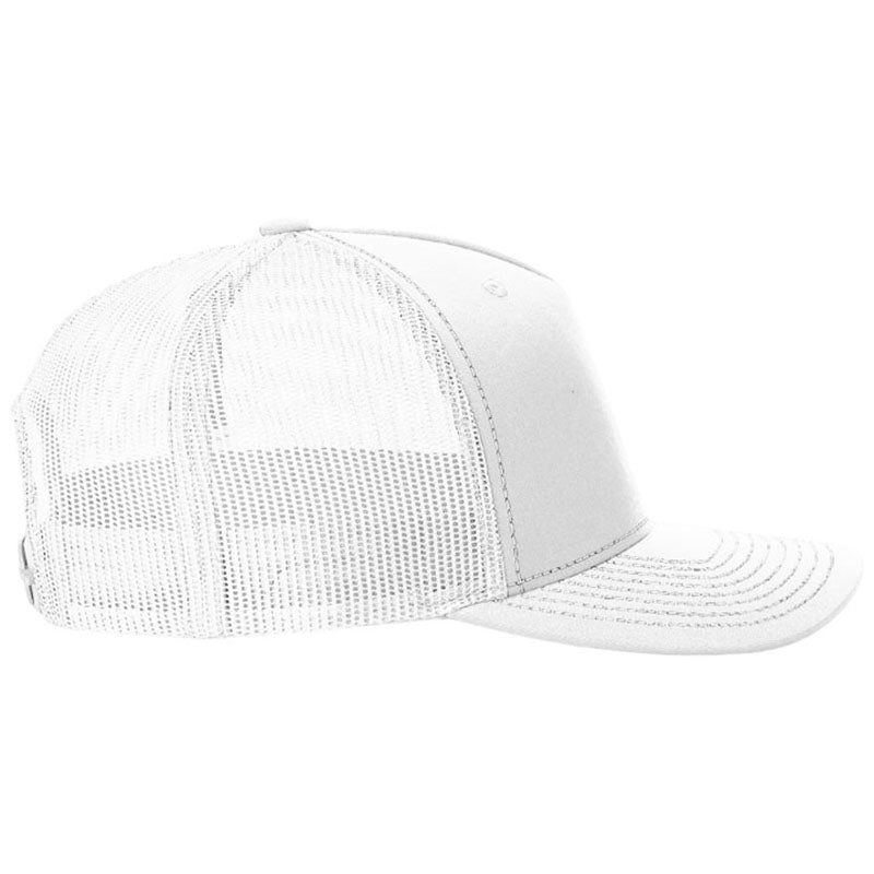 Richardson White Five-Panel Trucker