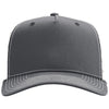 Richardson Charcoal/Ice Grey Five-Panel Champ Trucker