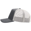 Richardson Charcoal/Ice Grey Five-Panel Champ Trucker