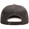 Richardson Khaki/Coffee Five-Panel Champ Trucker