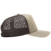 Richardson Khaki/Coffee Five-Panel Champ Trucker