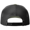 Richardson Loden/Black/Black Five-Panel with Rope