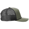 Richardson Loden/Black/Black Five-Panel with Rope