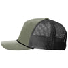 Richardson Loden/Black/Black Five-Panel with Rope